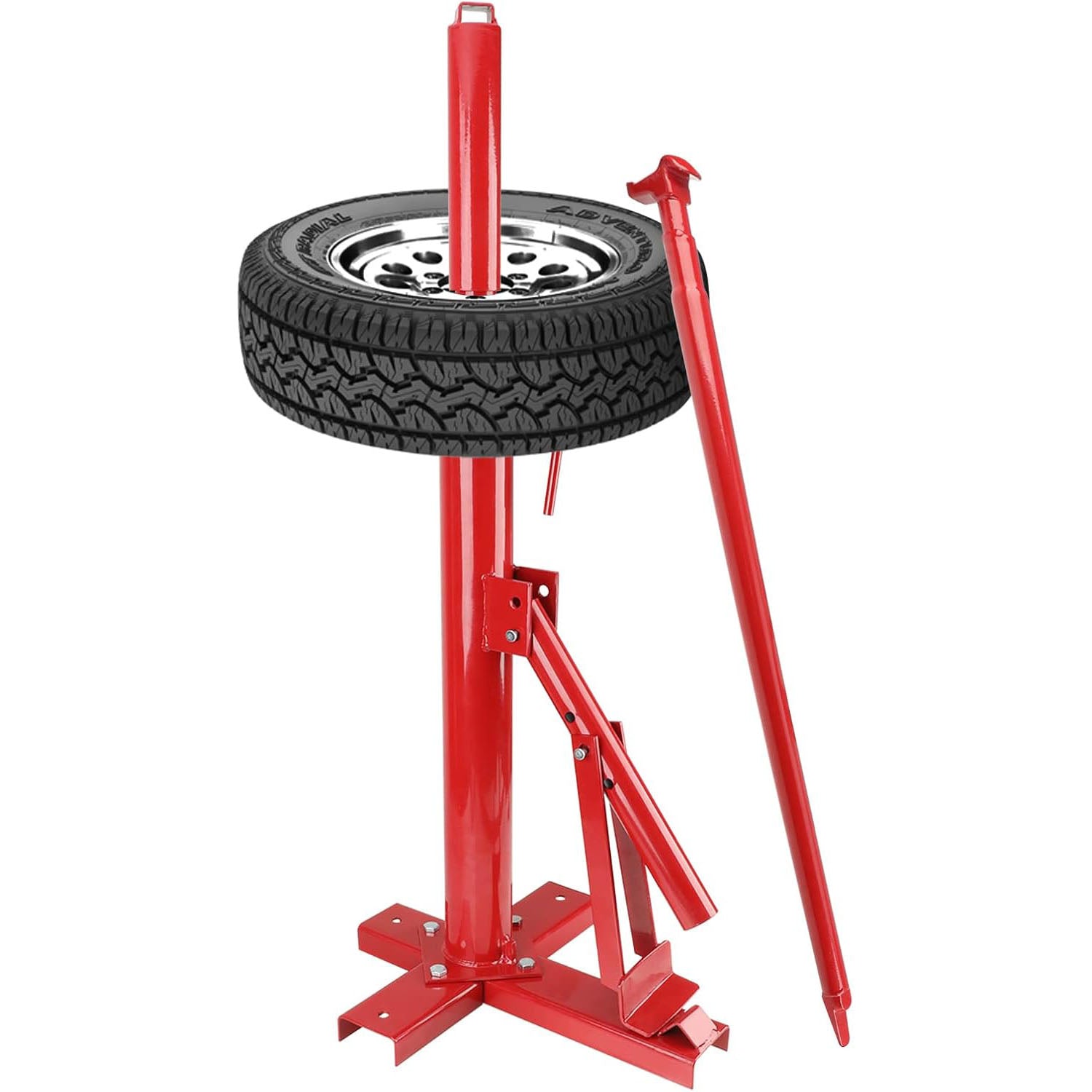 Manual Portable Hand Tyre Changer Bead Breaker Tool Mounting Home Shop Auto 3