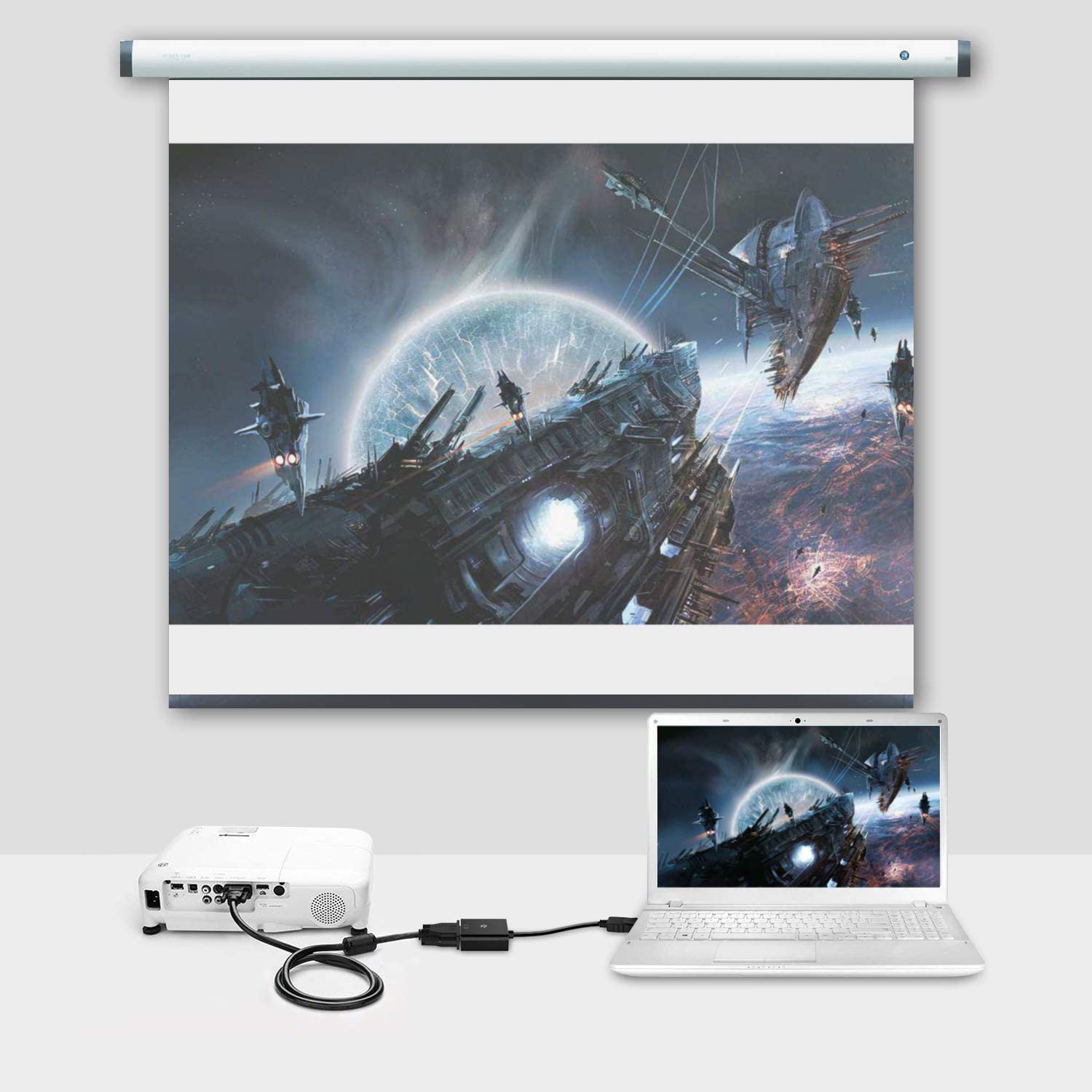 DisplayPort Male to VGA Female Gold-Plated DP Display Port to VGA Adapter 7