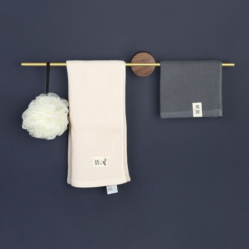 60CM Brushed Golden Brass Towel Bar Bathroom Kitchen Hand Towel Rack Holder Hanger 5