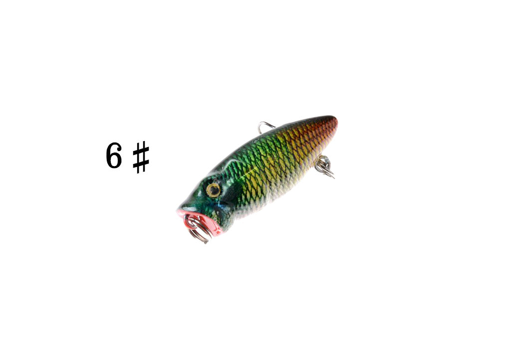 6X 3.5cm Popper Poppers Fishing Lure Lures Surface Tackle Fresh Saltwater 11