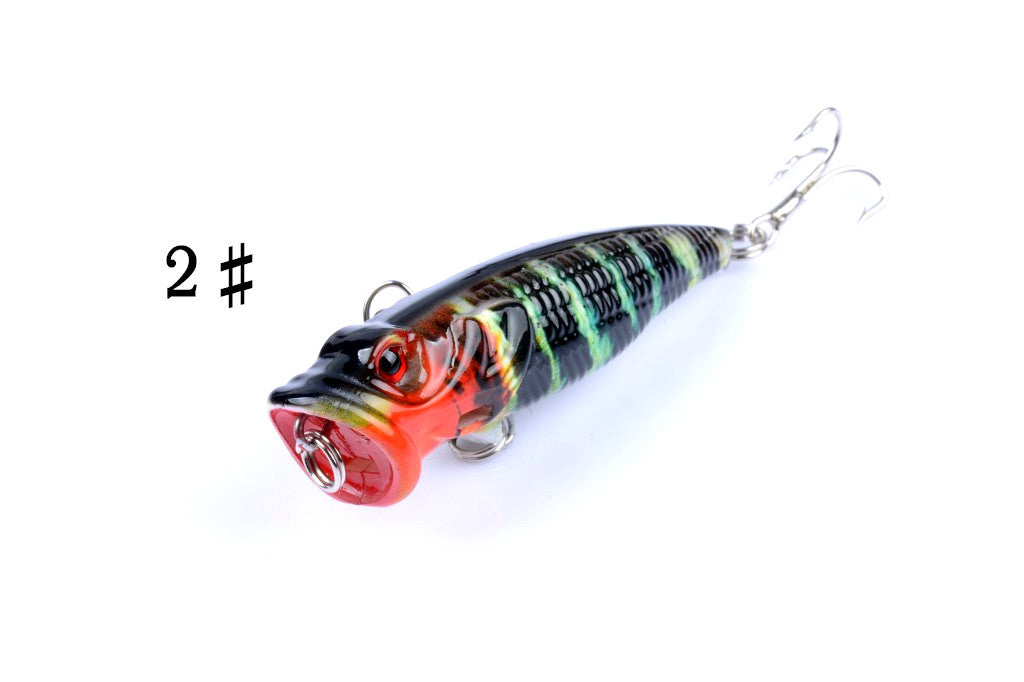 4X 6.5cm Popper Poppers Fishing Lure Lures Surface Tackle Fresh Saltwater 7