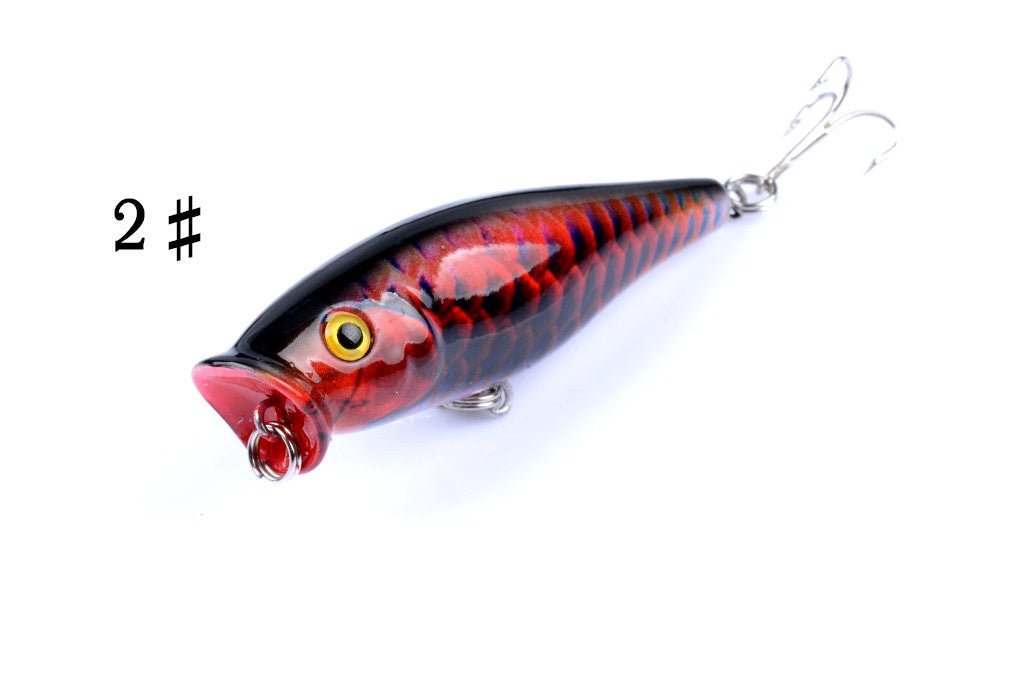 5X 7.5cm Popper Poppers Fishing Lure Lures Surface Tackle Fresh Saltwater 3