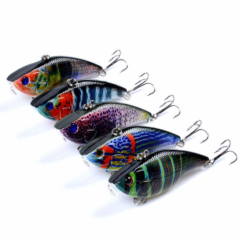 5X Popper Poppers Fishing Vib Lure Lures Surface Tackle Fresh Saltwater 7