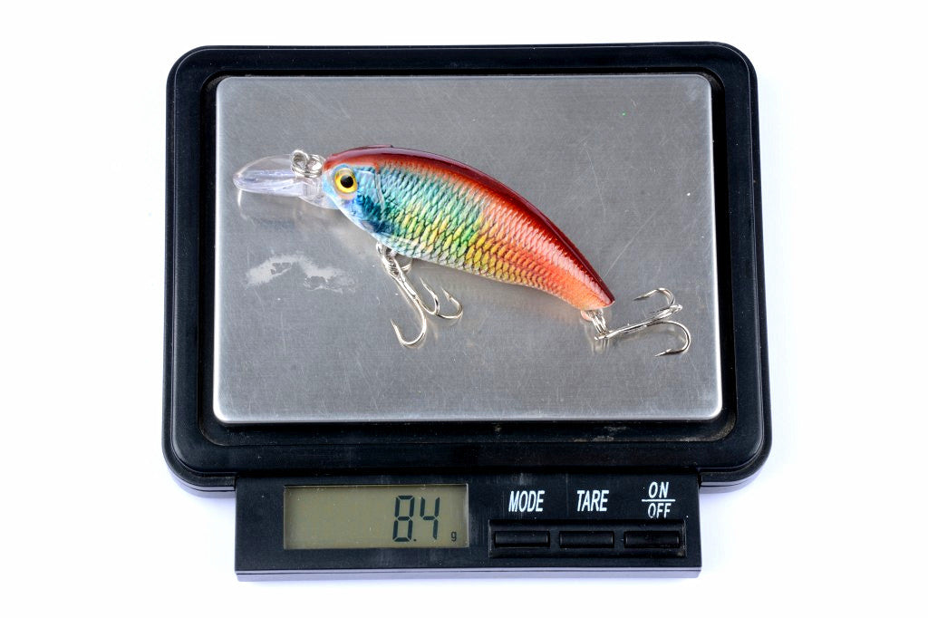 4x 7.5cm Popper Crank Bait Fishing Lure Lures Surface Tackle Saltwater 8