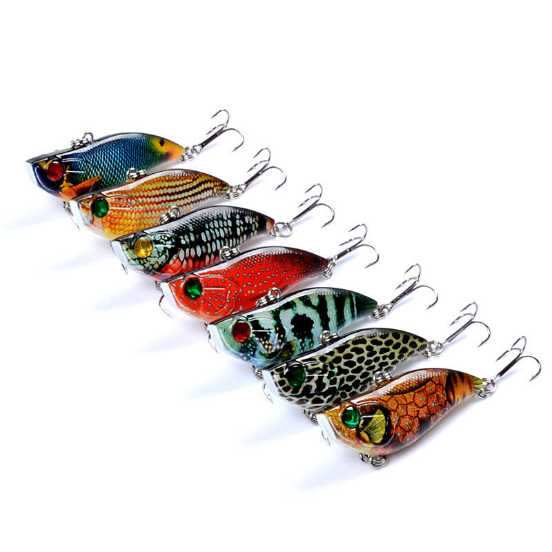 7x Popper Poppers 5.8cm Fishing Lure Lures Surface Tackle Fresh Saltwater 8