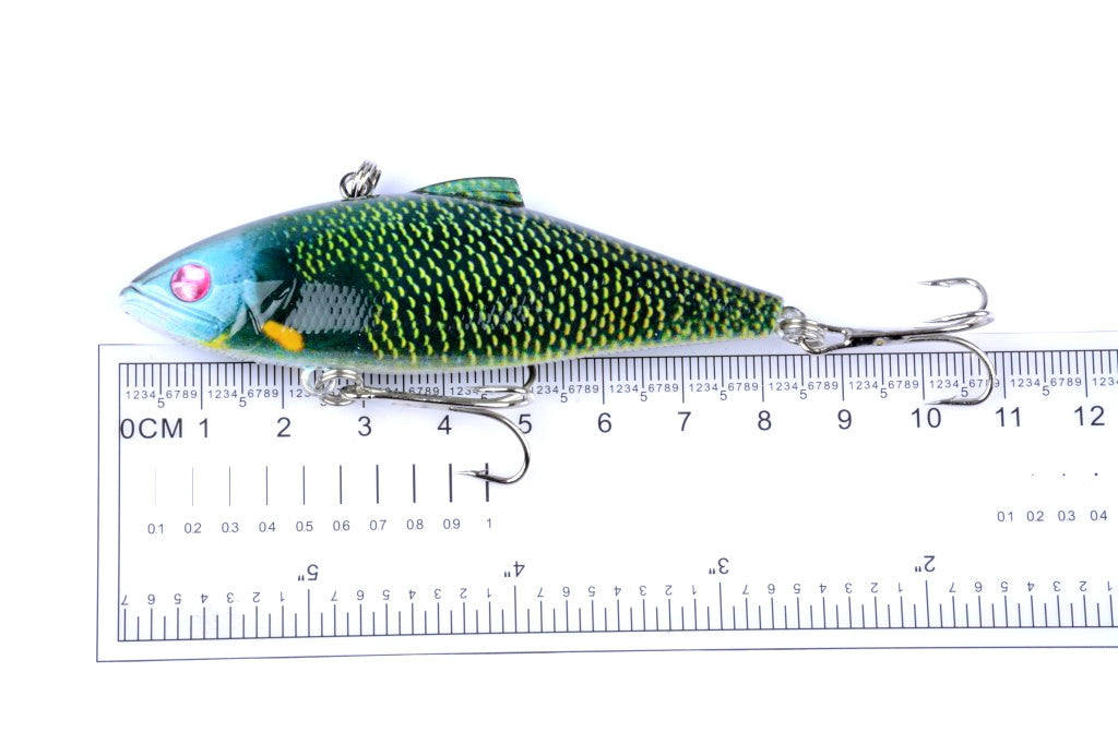 4x 8.5cm Vib Bait Fishing Lure Lures Hook Tackle Saltwater 9