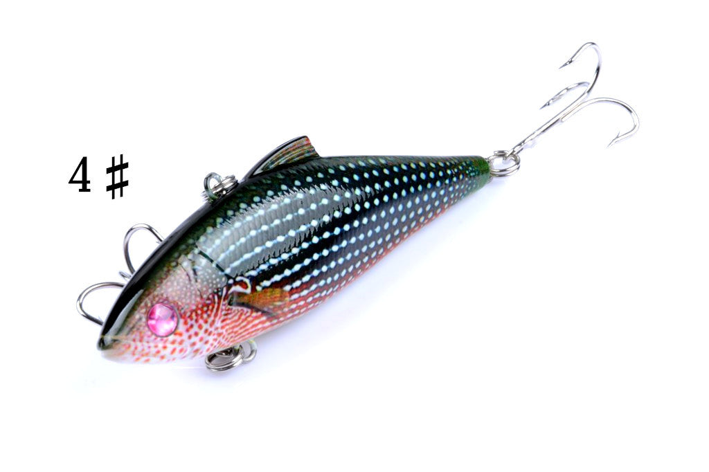 4x 8.5cm Vib Bait Fishing Lure Lures Hook Tackle Saltwater 8