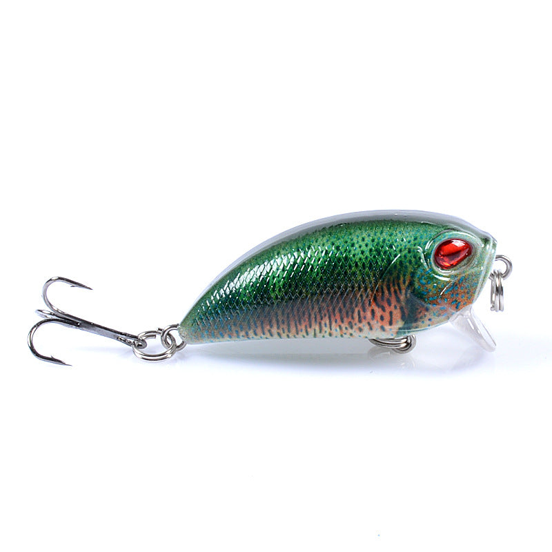 6x Popper Poppers 5.1cm Fishing Lure Lures Surface Tackle Fresh Saltwater 4