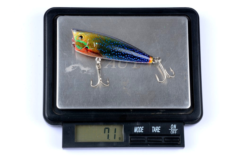 6X 6cm Popper Poppers Fishing Lure Lures Surface Tackle Fresh Saltwater 10