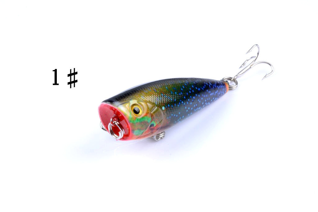 6X 6cm Popper Poppers Fishing Lure Lures Surface Tackle Fresh Saltwater 4