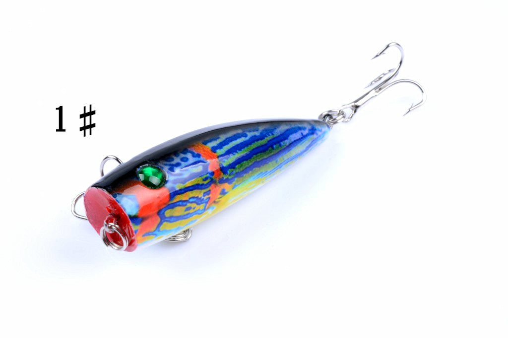 4X 6.8cm Popper Poppers Fishing Lure Lures Surface Tackle Saltwater 5