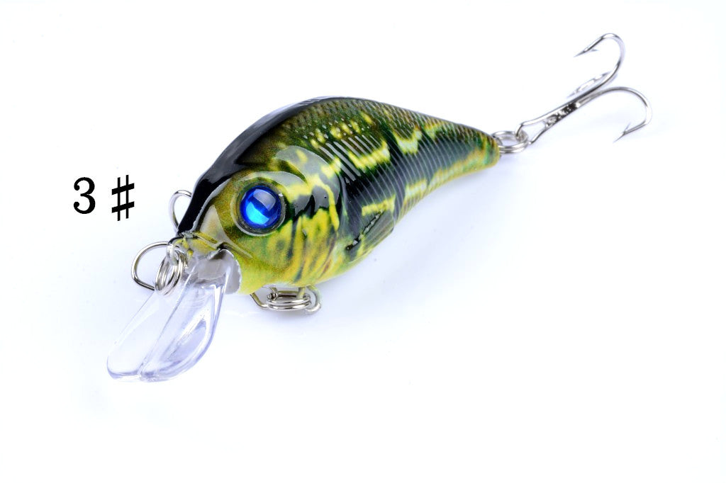 4x 7.5cm Popper Crank Bait Fishing Lure Lures Surface Tackle Saltwater 7