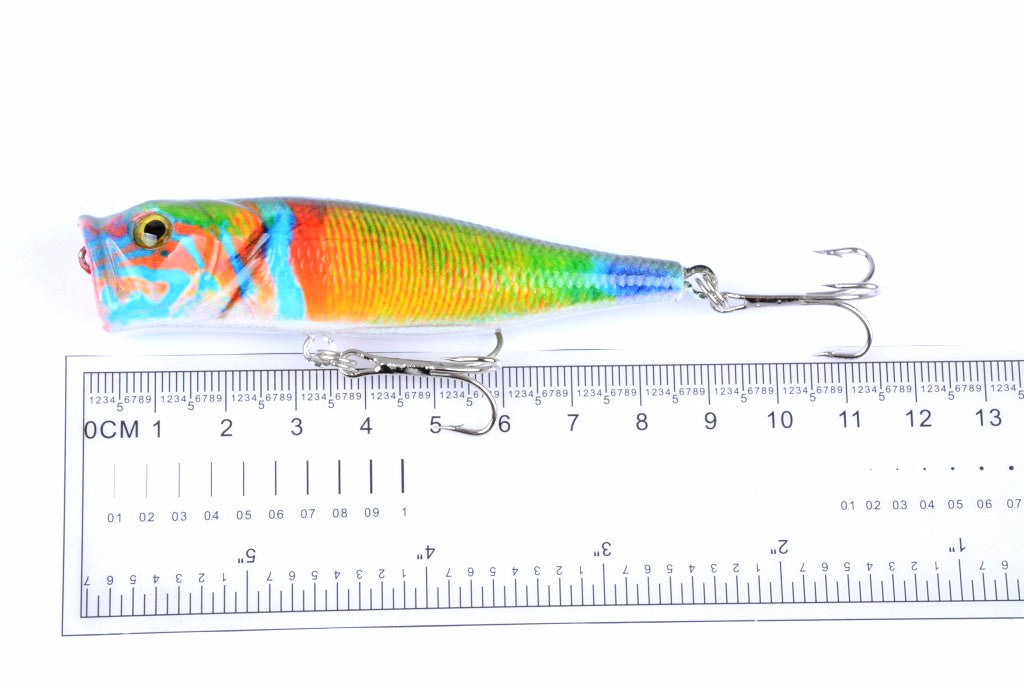 6X 9cm Popper Poppers Fishing Lure Lures Surface Tackle Fresh Saltwater 9