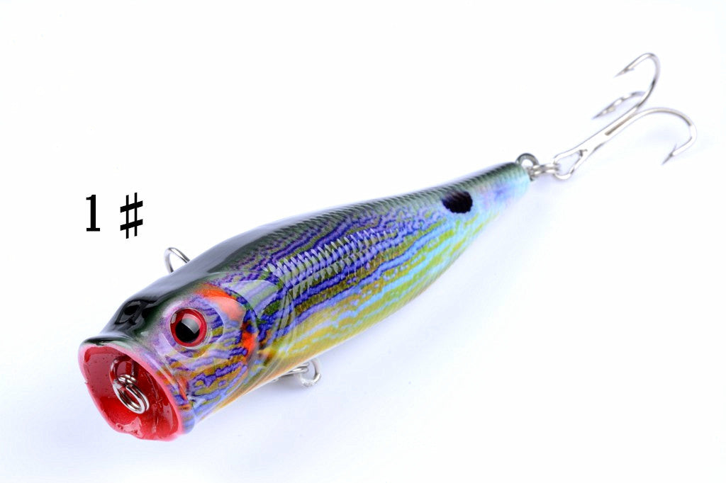 6X 9cm Popper Poppers Fishing Lure Lures Surface Tackle Fresh Saltwater 3