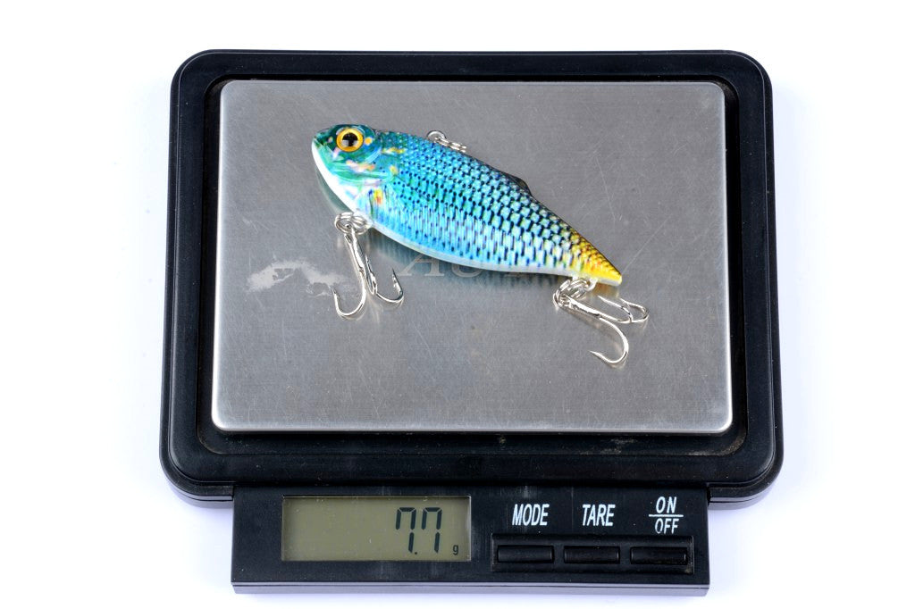 6x 6.5cm Vib Bait Fishing Lure Lures Hook Tackle Saltwater 10