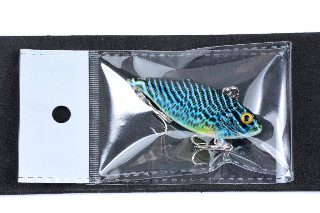 6x 6.5cm Vib Bait Fishing Lure Lures Hook Tackle Saltwater 11