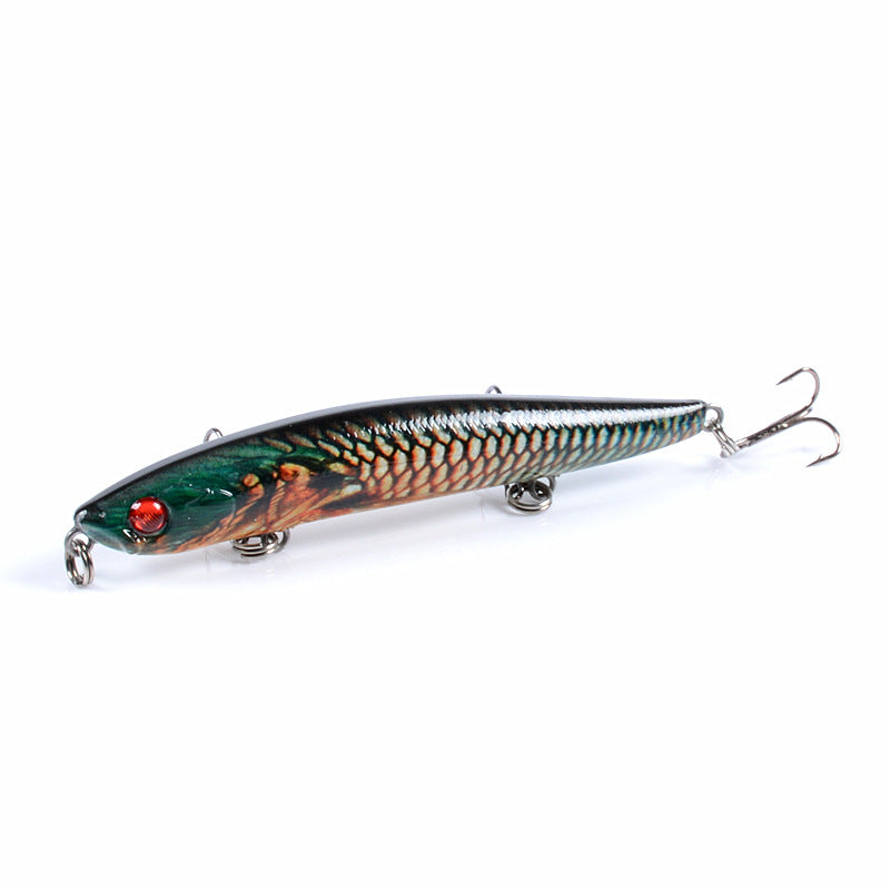 6x Popper Poppers 9.3cm Fishing Lure Lures Surface Tackle Fresh Saltwater 11