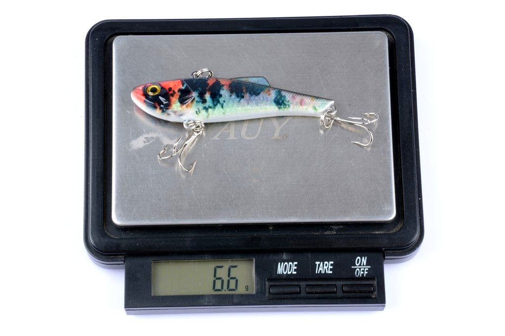 6x 7cm Vib Bait Fishing Lure Lures Hook Tackle Saltwater 10