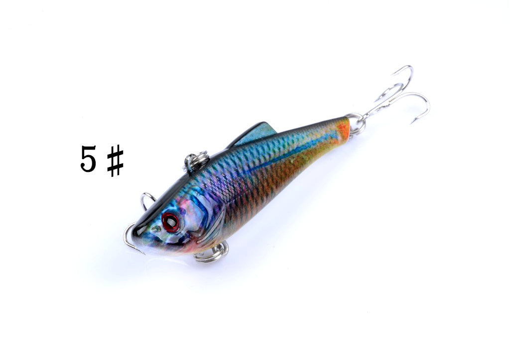 6x 7cm Vib Bait Fishing Lure Lures Hook Tackle Saltwater 7