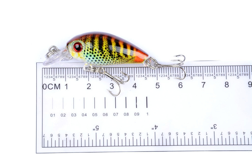 6x 4.5cm Popper Crank Bait Fishing Lure Lures Surface Tackle Saltwater 9