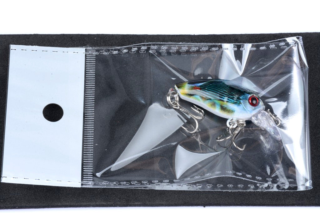6x 4.5cm Popper Crank Bait Fishing Lure Lures Surface Tackle Saltwater 10
