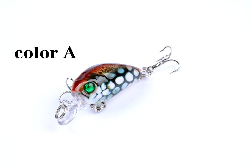 6x 4.5cm Popper Crank Bait Fishing Lure Lures Surface Tackle Saltwater 3