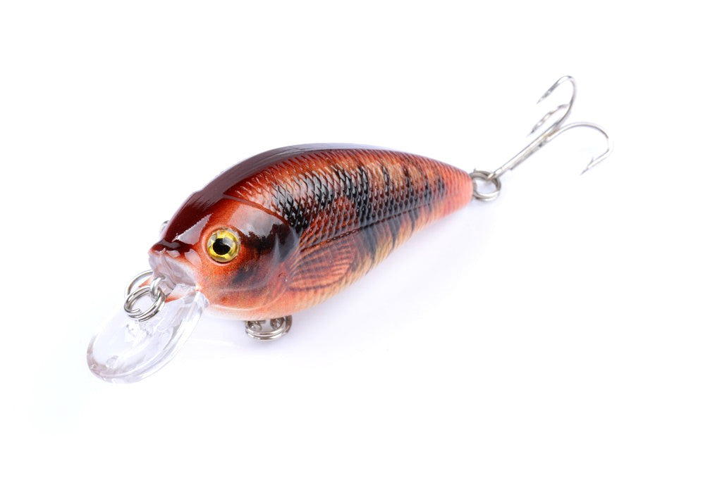 5x 7cm Popper Crank Bait Fishing Lure Lures Surface Tackle Saltwater 8