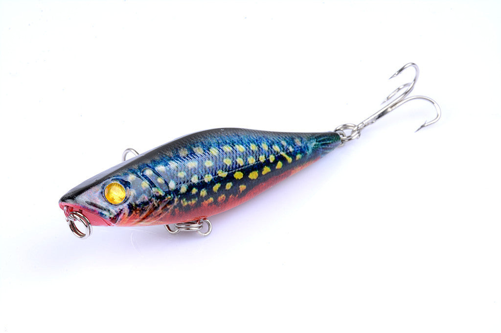 5X 7.5cm Popper Poppers Fishing Lure Lures Surface Tackle Fresh Saltwater 7