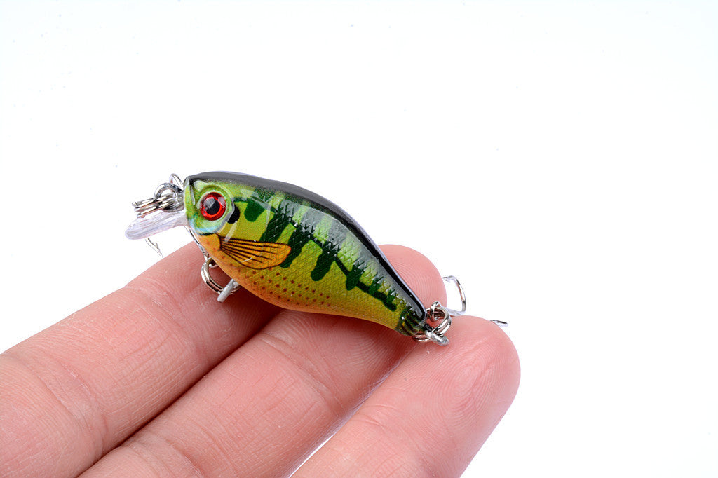 6x 4.3cm Popper Crank Bait Fishing Lure Lures Surface Tackle Saltwater 3