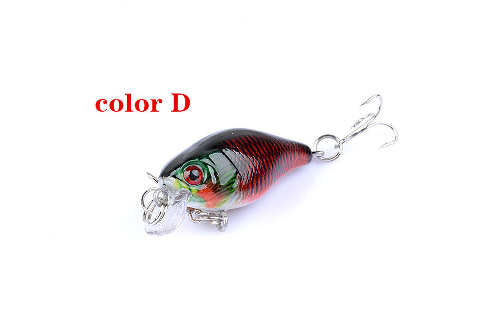 6x 4.3cm Popper Crank Bait Fishing Lure Lures Surface Tackle Saltwater 7