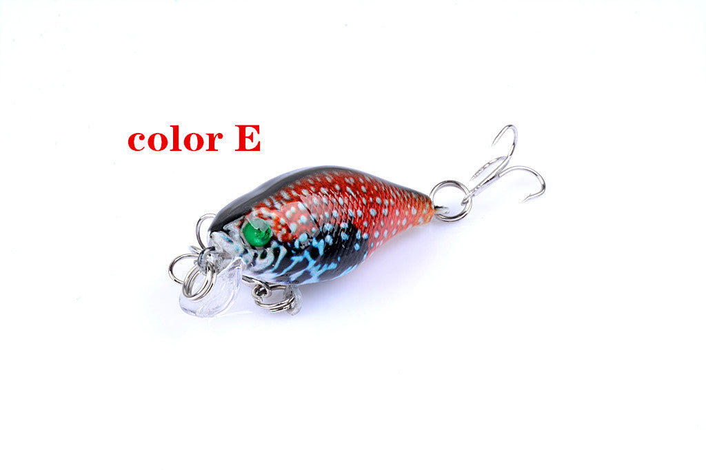 6x 4.3cm Popper Crank Bait Fishing Lure Lures Surface Tackle Saltwater 8