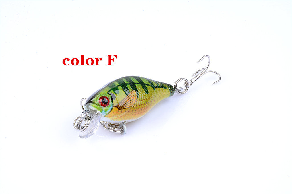 6x 4.3cm Popper Crank Bait Fishing Lure Lures Surface Tackle Saltwater 9