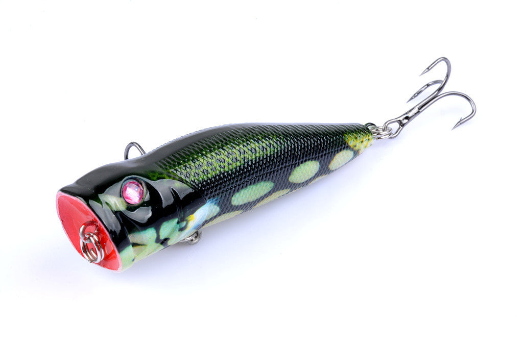 6X 7cm Popper Poppers Fishing Lure Lures Surface Tackle Fresh Saltwater 8