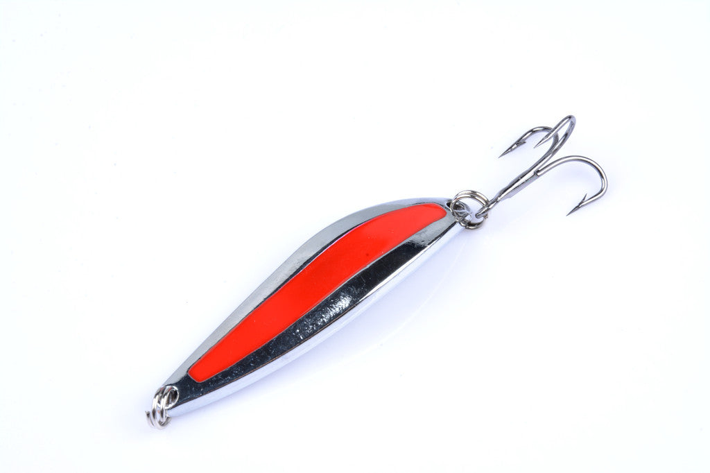 4x 10g Metal Spoon Fishing Hard Lure Spinner Spoon Baits 4
