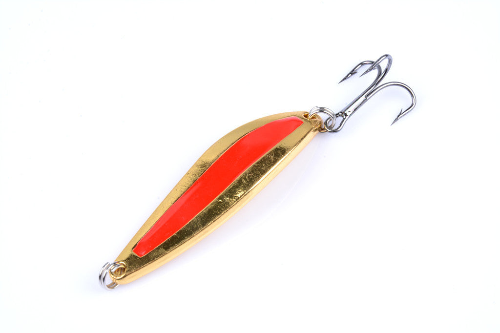 4x 10g Metal Spoon Fishing Hard Lure Spinner Spoon Baits 6