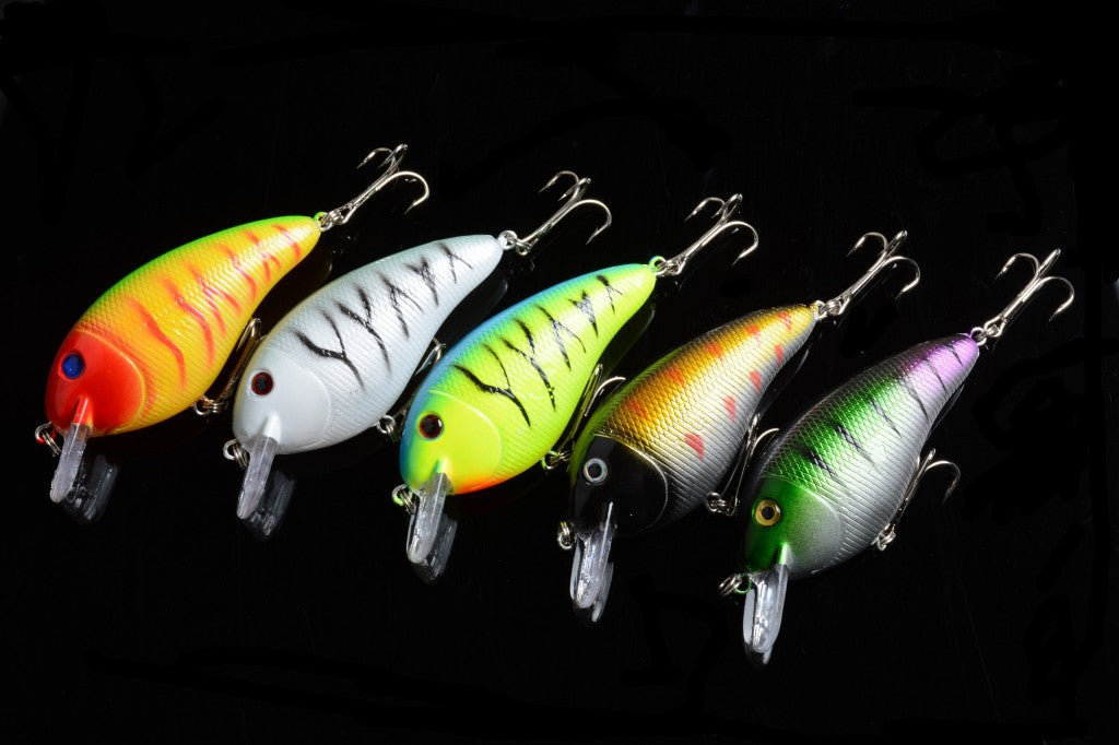 5x 8.5cm Popper Crank Bait Fishing Lure Lures Surface Tackle Saltwater 3