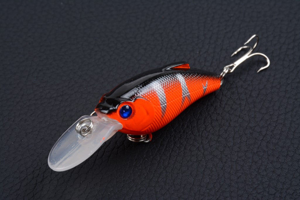 8x 7.5cm Popper Crank Bait Fishing Lure Lures Surface Tackle Saltwater 8