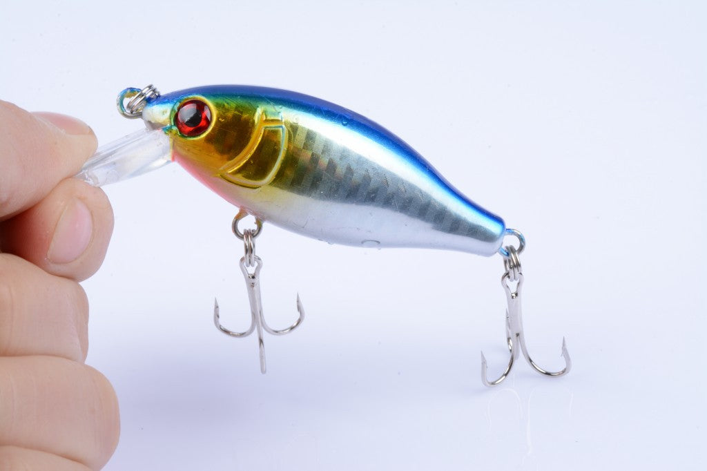 5x 7.5cm Popper Crank Bait Fishing Lure Lures Surface Tackle Saltwater 4