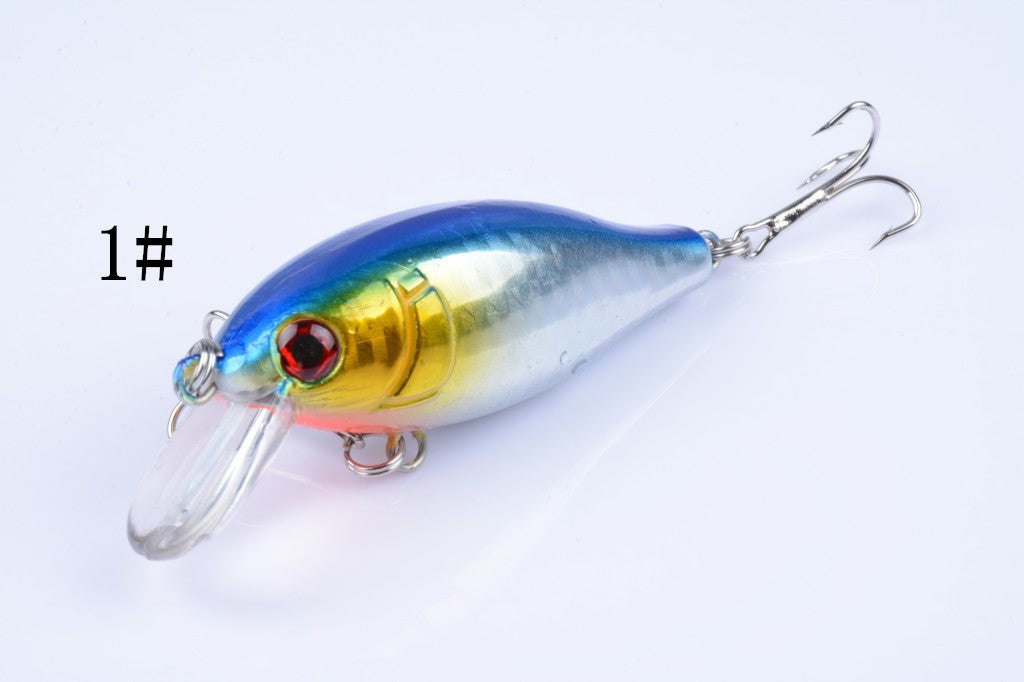 5x 7.5cm Popper Crank Bait Fishing Lure Lures Surface Tackle Saltwater 6