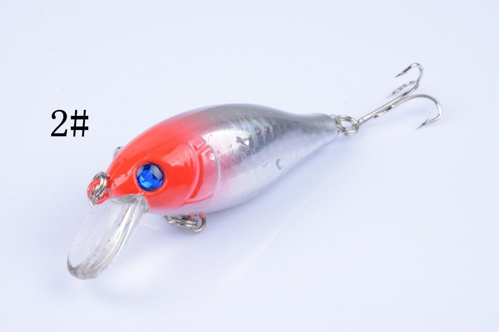 5x 7.5cm Popper Crank Bait Fishing Lure Lures Surface Tackle Saltwater 7