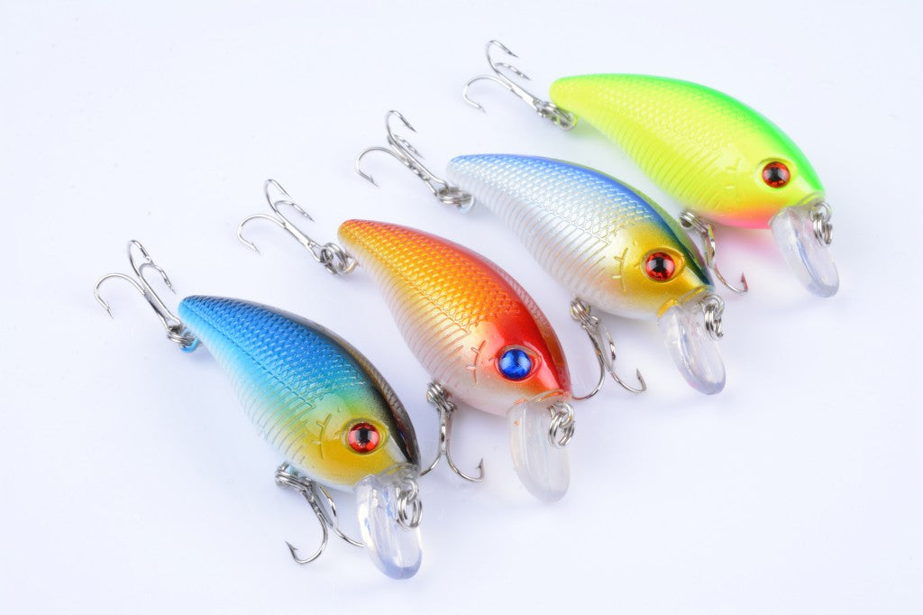 4X 6.5cm Popper Poppers Fishing Lure Lures Surface Tackle Saltwater 3