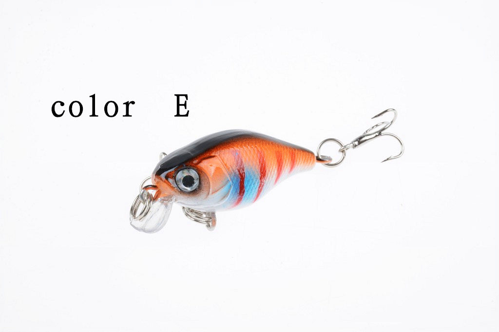 6x 4.5cm Popper Crank Bait Fishing Lure Lures Surface Tackle Saltwater 11