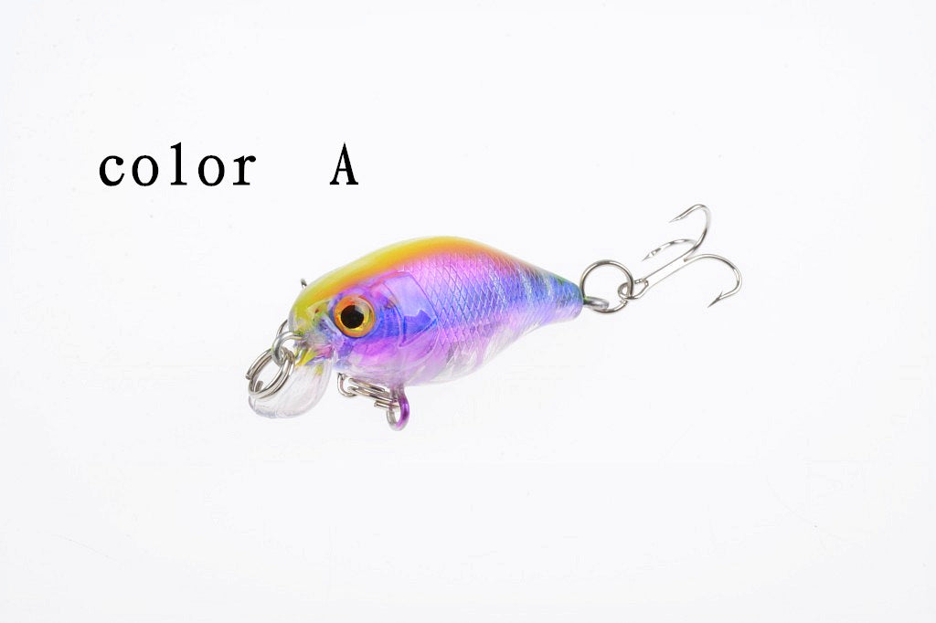 6x 4.5cm Popper Crank Bait Fishing Lure Lures Surface Tackle Saltwater 7