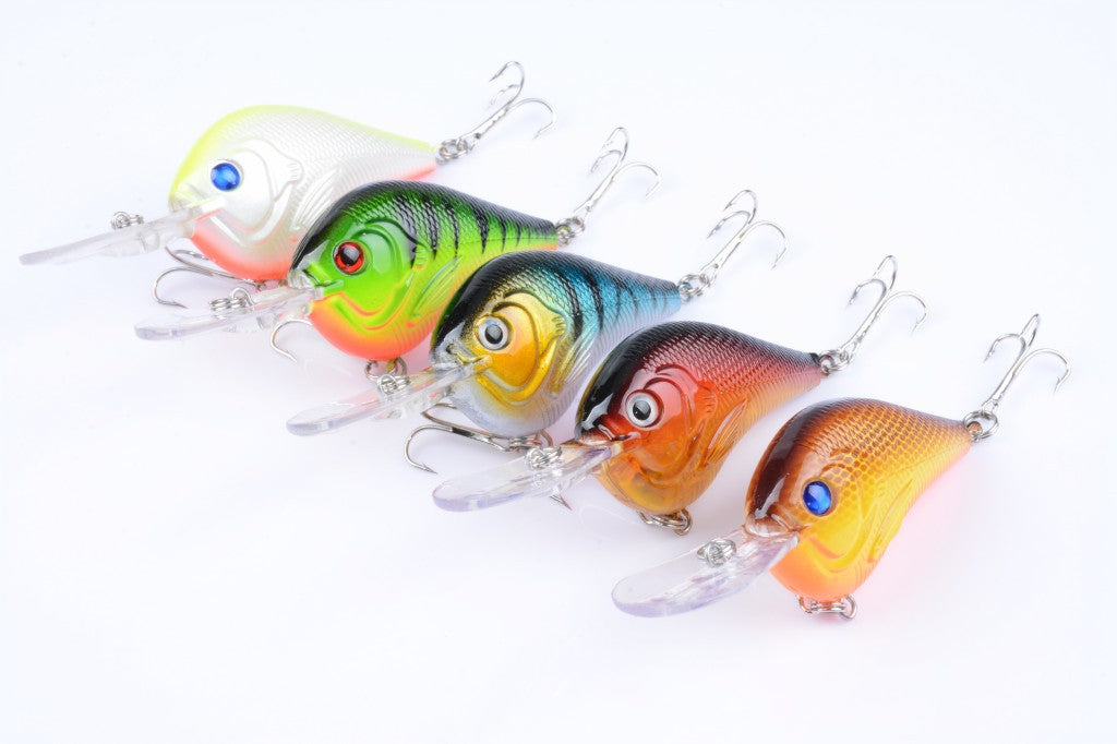 5X 9.5cm Popper Poppers Fishing Lure Lures Surface Tackle Saltwater 4