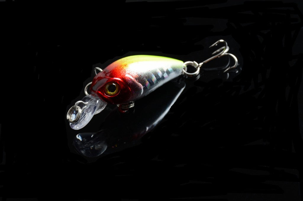 6x 4.5cm Popper Crank Bait Fishing Lure Lures Surface Tackle Saltwater 10