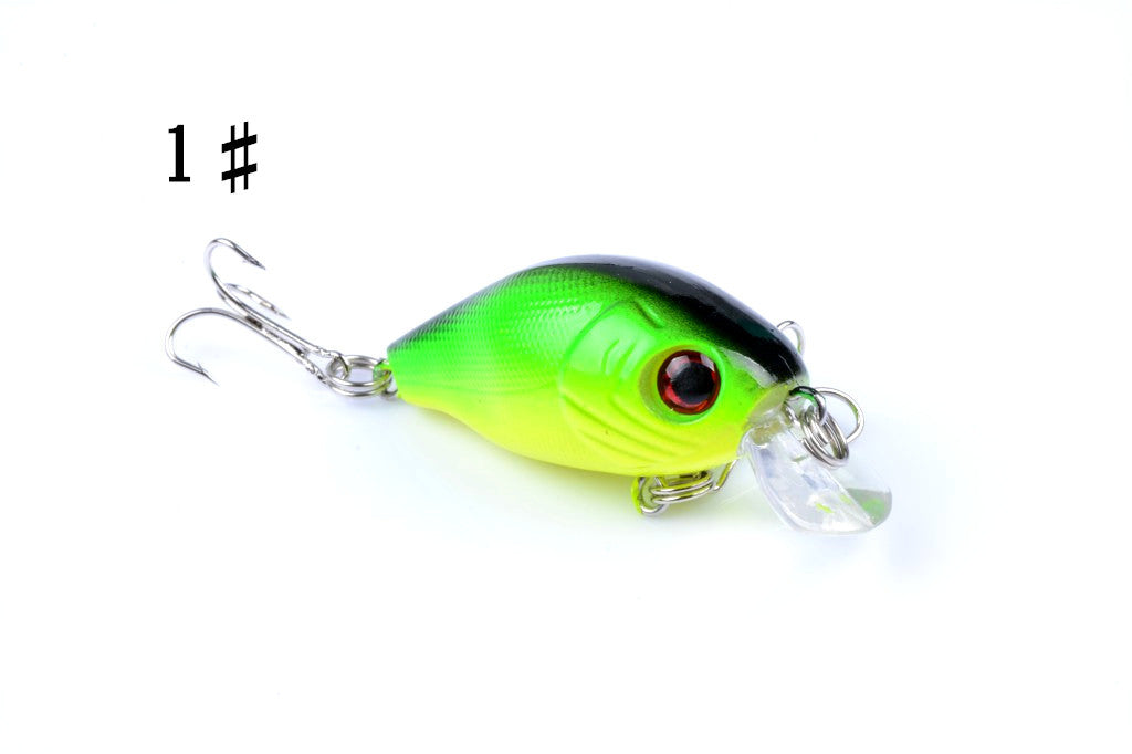 4x 5.5cm Popper Crank Bait Fishing Lure Lures Surface Tackle Saltwater 5