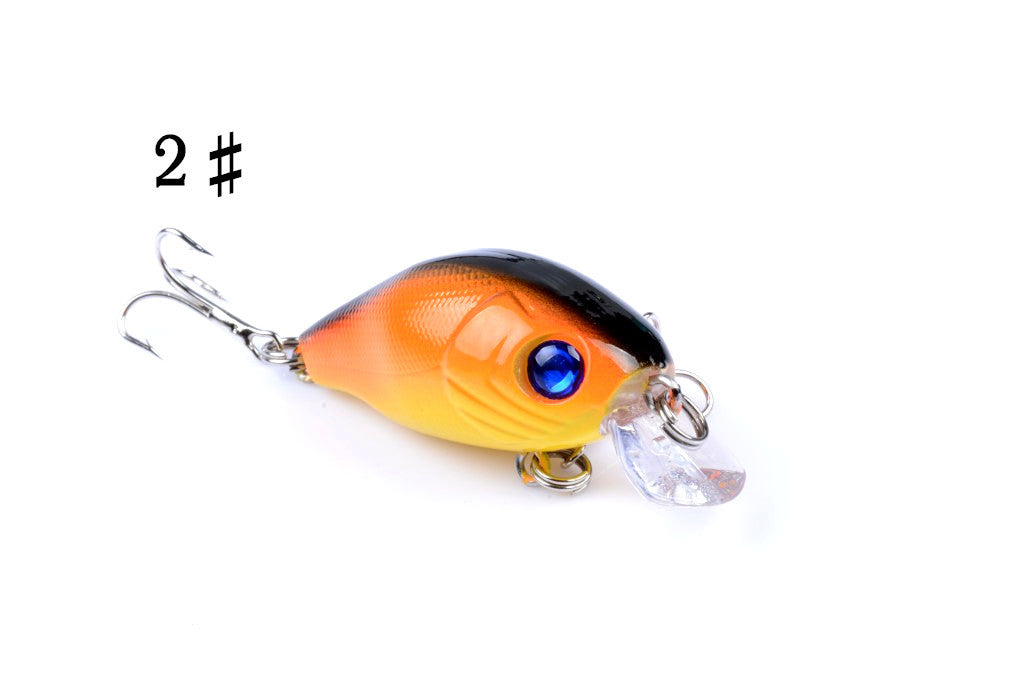 4x 5.5cm Popper Crank Bait Fishing Lure Lures Surface Tackle Saltwater 6