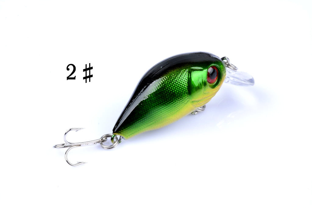5x 5.5cm Popper Crank Bait Fishing Lure Lures Surface Tackle Saltwater 5