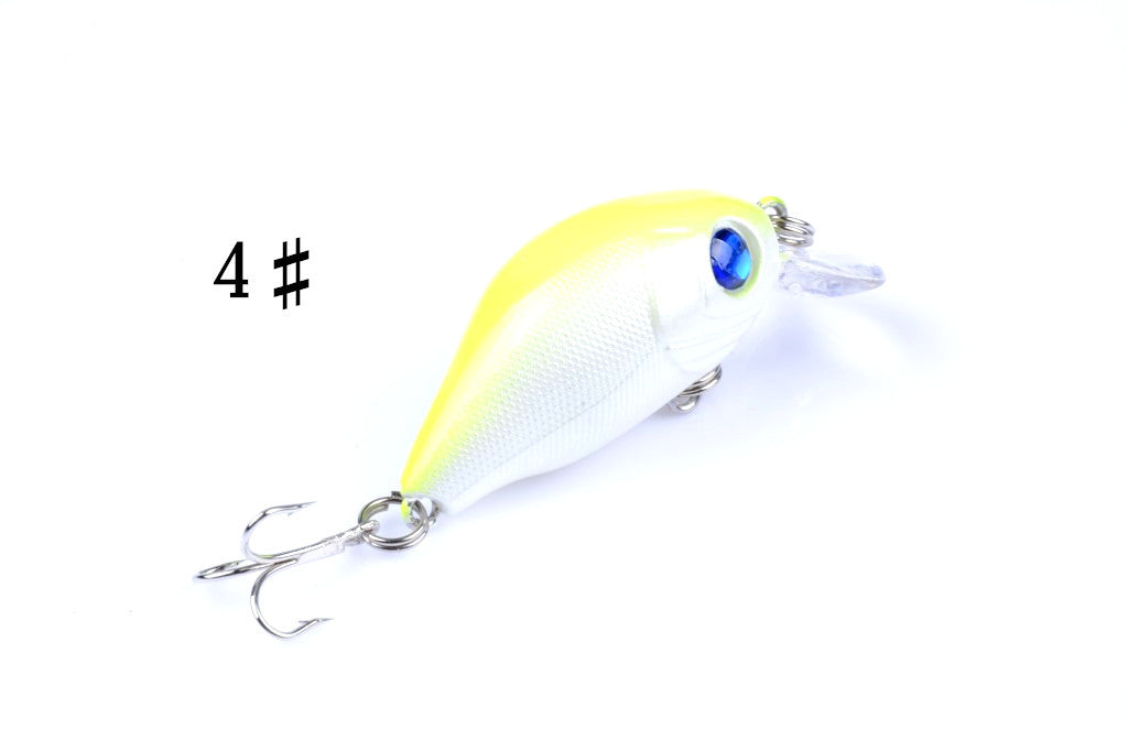 5x 5.5cm Popper Crank Bait Fishing Lure Lures Surface Tackle Saltwater 7