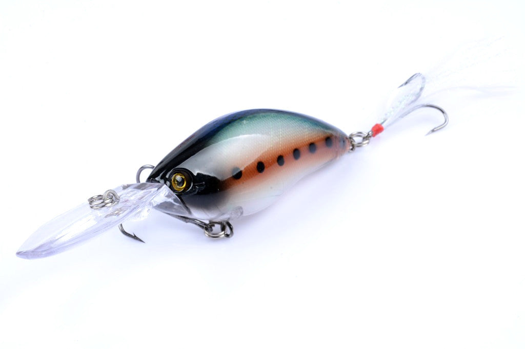 6x 11cm Popper Crank Bait Fishing Lure Lures Surface Tackle Saltwater 5